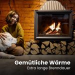 Brennholz Buche Palette 1RM 30 Cm - Kammergetrocknet, Sauber & Schädlingsfrei - Feuerholz 20% Restfeuchte Für Kamin, Grill, Ofen, Feuerschale - Buchenholz Raummeter Mit Lieferung