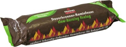 Danto Spar-Set: 40 Stück Kaminoflam® Dauerbrenner-Kaminfeuer, 100% Nachwachsende Rohstoffe, Für Kaminofen, Kachelofen, Holzofen