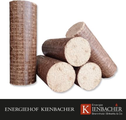 Holzbriketts Nestro 300Kg Hartholz Briketts Kamin Ofen Brikett Brennholz Heizbriketts Aus Buche &/Oder Eiche 30X10Kg=300Kg Palette Nestro Brikett Rund ( BRENNHOLZ, BRIKETTS & CO.)