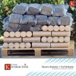 500Kg Briketts = 250Kg Nestro Holzbriketts + 250Kg Torfbriketts Biokohle Brenn Rekord Kamin Ofen Heiz Holz Kohle Brikett Gluthalter |