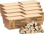 300 Kg Brennholz Feuerholz - Grillholz 25 Cm Holz Für Feuerschale Grill Pizzaofen Smoker Lagerfeuer | Räucherholz Hartholz Woodfire Dekoholz Kaminholz Laubholz