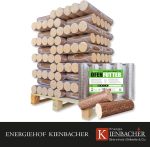 Holzbriketts Nestro 300Kg Hartholz Briketts Kamin Ofen Brikett Brennholz Heizbriketts Aus Buche &/Oder Eiche 30X10Kg=300Kg Palette Nestro Brikett Rund ( BRENNHOLZ, BRIKETTS & CO.)