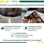 Dm-Folien Holz Big Bag 100X100X160Cm I 10 Stück I SWL 1.000 Kg I Robuster Big Bag Holz Mit Netzgewebe & Sternenboden I Big Packs Für Brennholz I Stabil & Wiederverwendbar