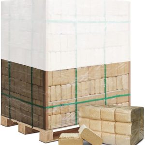 Holzbriketts Aus Kiefernholz (100% Kiefer) Auf 1 Palette - Für Kamin, Ofen, Grill, Smoker - 480 Kg Oder 720 Kg (480 Kg)