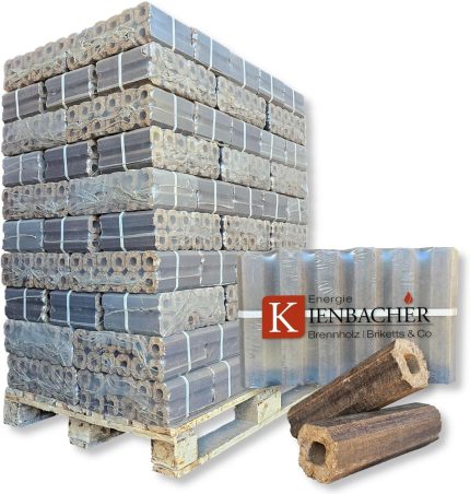 Pinikay 400Kg Palette 40X10Kg Hartholzbriketts Aus Reiner Buche-/Eiche Brenn Kamin Ofen Heiz Holz Gluthalter Gluthalter Premium Holzbriketts |