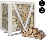 Brennholz Birke Kammerhetrocknet - Scheitänge 25Cm / 33 Cm - 1,6 SRM/ 1RM - 1 Palette - Für Kamin, Ofen, Grill, Smoker (25 Cm)