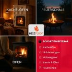 Holzbriketts Nestro XL Red - Hartholzbriketts Palette 300 Kg (30X10 Kg) - Premium Briketts Für Kamin, Heizkessel & Ofen - Hoher Heizwert, Geringer Aschegehalt & Maximale Energieausbeute