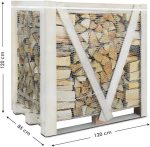 Brennholz Birke Kammerhetrocknet - Scheitänge 25Cm / 33 Cm - 1,6 SRM/ 1RM - 1 Palette - Für Kamin, Ofen, Grill, Smoker (25 Cm)
