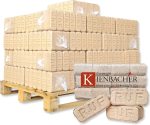 500 Kg Holzbriketts RUF Hartholz Briketts Kamin Ofen Brikett Brennholz Heizbrikett Aus Buche&/Oder| Eiche | Esche | Hainbuche | Birke Je Nach Verfügbarkeit 50 X 10Kg / 500Kg Palette RUF Brikett Eckig