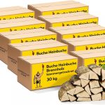 Brennholz Feuerholz Buche - Grillholz 25 Cm 300 Kg Holz Für Feuerschale Grill Pizzaofen Smoker Lagerfeuer | Räucherholz Hartholz Woodfire Dekoholz Laubholz