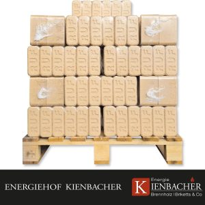 500 Kg Holzbriketts RUF Hartholz Briketts Kamin Ofen Brikett Brennholz Heizbrikett Aus Buche&/Oder| Eiche | Esche | Hainbuche | Birke Je Nach Verfügbarkeit 50 X 10Kg / 500Kg Palette RUF Brikett Eckig