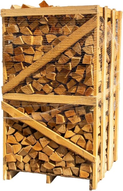 1,8 RM Box Brennholz Buche 25Cm/30Cm Luftgetrocknet (Vorgetrocknet) 20-25% Kaminholz Feuerholz Scheitholz Kaminfeuer Lagerfeuer Pizzaofen Ofen | Holzhandel Lau (1 Box) Verwendbar Ab Herbst 2026 (25Cm)