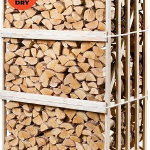 Brennholz Birke Mit Weniger Als 18% Feuchtigkeit Palette - Perfekt Für Ofen, Feuerschale, Kamin, Kaminofen - Premium Qualität Sauberes Und Trockenes Kaminholz/Feuerholz