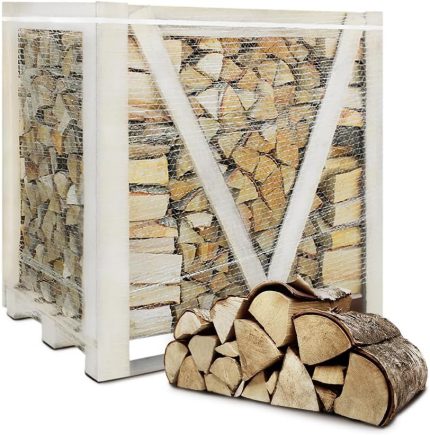 Brennholz Birke Kammerhetrocknet - Scheitänge 25Cm / 33 Cm - 1,6 SRM/ 1RM - 1 Palette - Für Kamin, Ofen, Grill, Smoker (25 Cm)