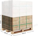 Holzbriketts Aus Kiefernholz (100% Kiefer) Auf 1 Palette - Für Kamin, Ofen, Grill, Smoker - 480 Kg Oder 720 Kg (480 Kg)