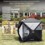 WILLOWYBE Portables Outdoor-Sauna-Set Mit Saunazelt Und Holzofen – Für Trockensauna Und Kochen Mit Familie Und Freunden