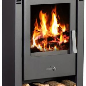 Kaminofen Holzofen BALKAN ENERGY Modell Talon 7Kw Holzofen Mit Holzfach Nische