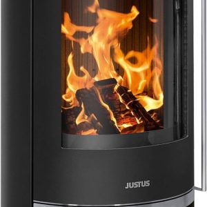5686 11 Faro 2.0 Kaminofen Stahl Schwarz Mit Speckstein-Abdeckplatte/A+
