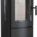 KRATKI Falcon View Kaminofen, Holzkamin Mit Lufteinlass, Bimschv 2 Konform, 10 Kw Kaminofen, Thermischer Wirkungsgrad 82%, Staubauslass 150 Mm, Energieklasse A