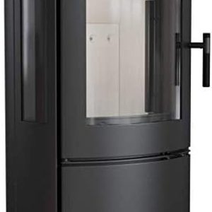 KRATKI Falcon View Kaminofen, Holzkamin Mit Lufteinlass, Bimschv 2 Konform, 10 Kw Kaminofen, Thermischer Wirkungsgrad 82%, Staubauslass 150 Mm, Energieklasse A