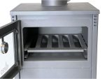 EEK A+ Kaminofen Mit Backfach Und Herdplatte Ever 2 Holzofen 7,85 Kw Kamin Ofen Holz Werkstattofen Hüttenofen Heizofen