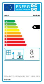 KRATKI Stahlofen AB | 8 Kw | RRØ 150 Mm | Holzofen 105,8 X 52,8 X 41 Cm | Stahlofen Mit Verglasung | Erfüllt Die Norme Bimschv Stufe 2, 15A B-VG | Kaminofen Ideal Für Jede Wohnung & Zuhause