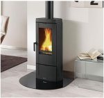 Kaminofen Candy 4.0 - Gusseisen, Schwarz, Holz, 6,2 Kw, 177 M³, 85,1% Effizienz, 89 X 40 X 40 Cm