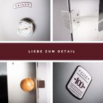 KAISER COMPANY '100' Hochwertiger Räucherofen/Räucherschrank Aus Edelstahl - Holzbefeuerung I Tragbarer Smoker 110 Cm I Perfekt Zum Räuchern I Passen Bis Zu 15Kg Fleisch I Mit Zubehör I NICHTROSTEND