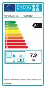 EEK A+ Kaminofen Mit Backfach Und Herdplatte Ever 2 Holzofen 7,85 Kw Kamin Ofen Holz Werkstattofen Hüttenofen Heizofen