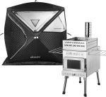 WILLOWYBE Portables Outdoor-Sauna-Set Mit Saunazelt Und Holzofen – Für Trockensauna Und Kochen Mit Familie Und Freunden