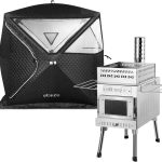 WILLOWYBE Portables Outdoor-Sauna-Set Mit Saunazelt Und Holzofen – Für Trockensauna Und Kochen Mit Familie Und Freunden