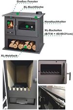 EEK a Küchenofen Holzherd Victoria Viki LUX Schwarz - 10,5Kw