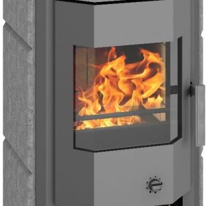 Thyra Freistehende Feuerstelle Brennholz Edelstahl