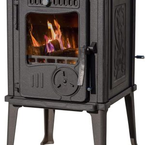 EEK A+ Kaminofen Gusseisen Ofen Antik Holz Guca Iskra Holzofen Klein 6 Kw Kamin Gusseisenofen Dauerbrandofen Werkstattofen Hüttenofen Heizofen