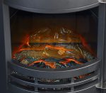 Carlo Milano Elektrokamin: Design-Elektro-Kaminofen Mit 3D-Flammeneffekt, 2 Heizstufen, 2.000 W (Elektroofen, Elektrischer Kamin, LED)