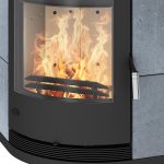 Kaminofen / Eckkaminofen Fireplace Lyon Speckstein 8Kw