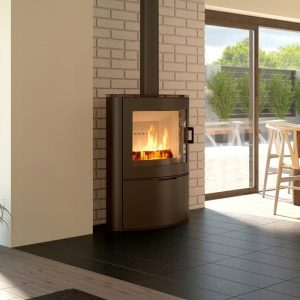 Kratki Kaminofen Aus Stahl AB Ø 150 10 Kw Türfeder