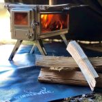 Nomad View Zeltofen Klein – Tragbarer Zeltofen Aus Edelstahl Mit Glasfenster – Kompakt, Klappbar, Ideal Für Camping, Bushcraft & Outdoor-Kochen