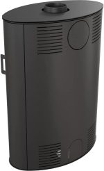 KRATKI Stahlofen AB-2 | 10 Kw | RRØ 150 Mm | Holzofen 105,2 X 76,1 X 46 Cm | Stahlofen Mit Verglasung | Erfüllt Die Norme Bimschv Stufe 2, 15A B-VG | Kaminofen Ideal Für Jede Wohnung & Zuhause