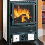 La Nordica Kaminofen Rossella R1 Weiß Infinity, Gusseisen, Heizofen, 8,8 Kw, Weiß, Holz
