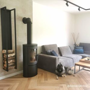 KRATKI Stahlofen AB | 8 Kw | RRØ 150 Mm | Holzofen 105,8 X 52,8 X 41 Cm | Stahlofen Mit Verglasung | Erfüllt Die Norme Bimschv Stufe 2, 15A B-VG | Kaminofen Ideal Für Jede Wohnung & Zuhause
