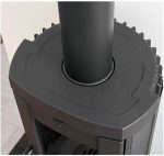 Kaminofen Candy 4.0 - Gusseisen, Schwarz, Holz, 6,2 Kw, 177 M³, 85,1% Effizienz, 89 X 40 X 40 Cm