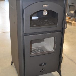 Holzofen Mit Backofen, Kochherd, 14 Kw Heizleistung
