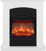 Collins AF18B Freistehender Elektrokamin – Panorama-Glasfront, Energieeffizienter Led-Flammeneffekt Und Heizfunktion Mit 1,8 Kw Sowie Thermostat