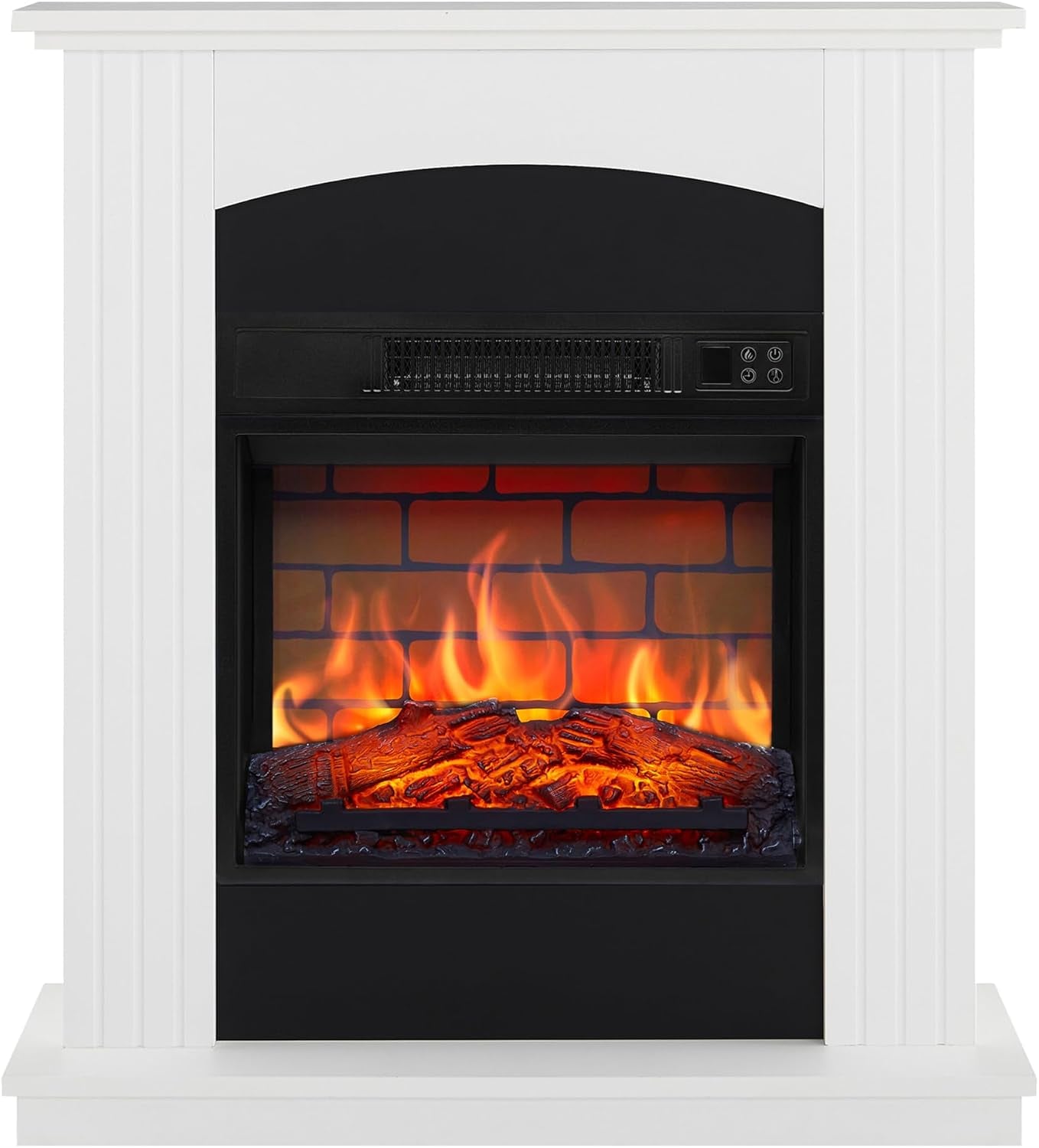 5f971ce89614b172f0ff652d5fc249b0 Collins AF18B Freistehender Elektrokamin – Panorama-Glasfront, Energieeffizienter Led-Flammeneffekt Und Heizfunktion Mit 1,8 Kw Sowie Thermostat