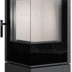 KRATKI Stahlofen Thor | 8 Kw | RRØ 150 Mm | Holzofen 130,8 X 45,2 X 45,2 Cm | Mit Verglasung | Erfüllt Die Norme Bimschv Stufe 2, 15A B-VG | Ideal Für Normales Zuhause & Mit Rekuperation-System