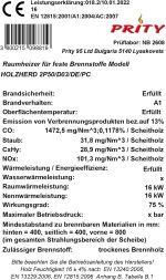 EEK a Küchenofen Holzherd  2P50 Mit Xl-Backofen