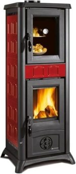 Gemma Forno 5.0 Kaminofen Naturstein, Verkleidung:Keramik Elegance Bordeaux