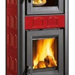 Gemma Forno 5.0 Kaminofen Naturstein, Verkleidung:Keramik Elegance Bordeaux