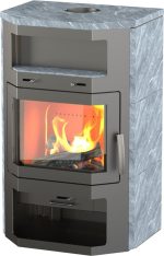 Kaminofen Bali Max Naturstein Grau 8,5 Kw Kaminofen